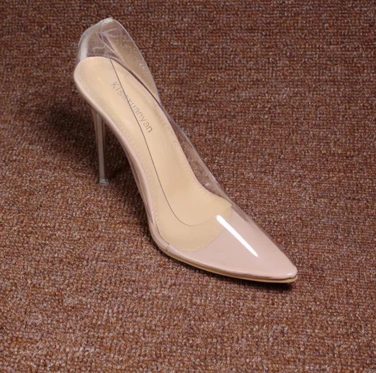 c11481a newest plus size women pumps high heel jelly shoes
