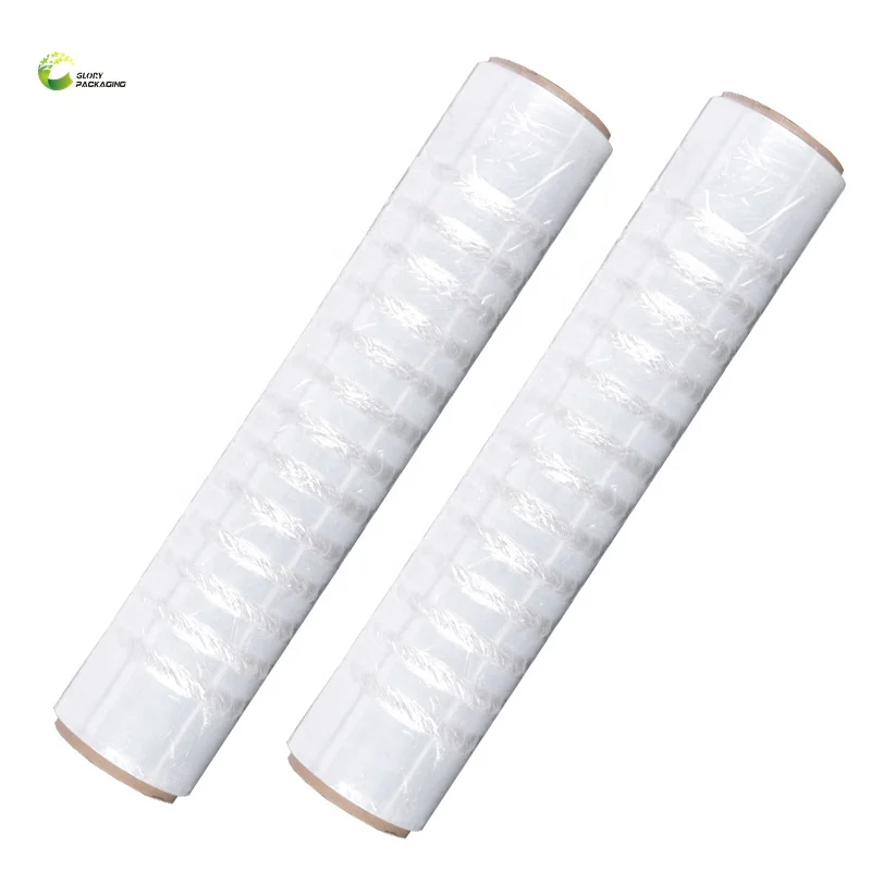 Breathable Pallet Wrap With High Transparency Vented Stretch Netting Film With Holes Perforated Stretch Film