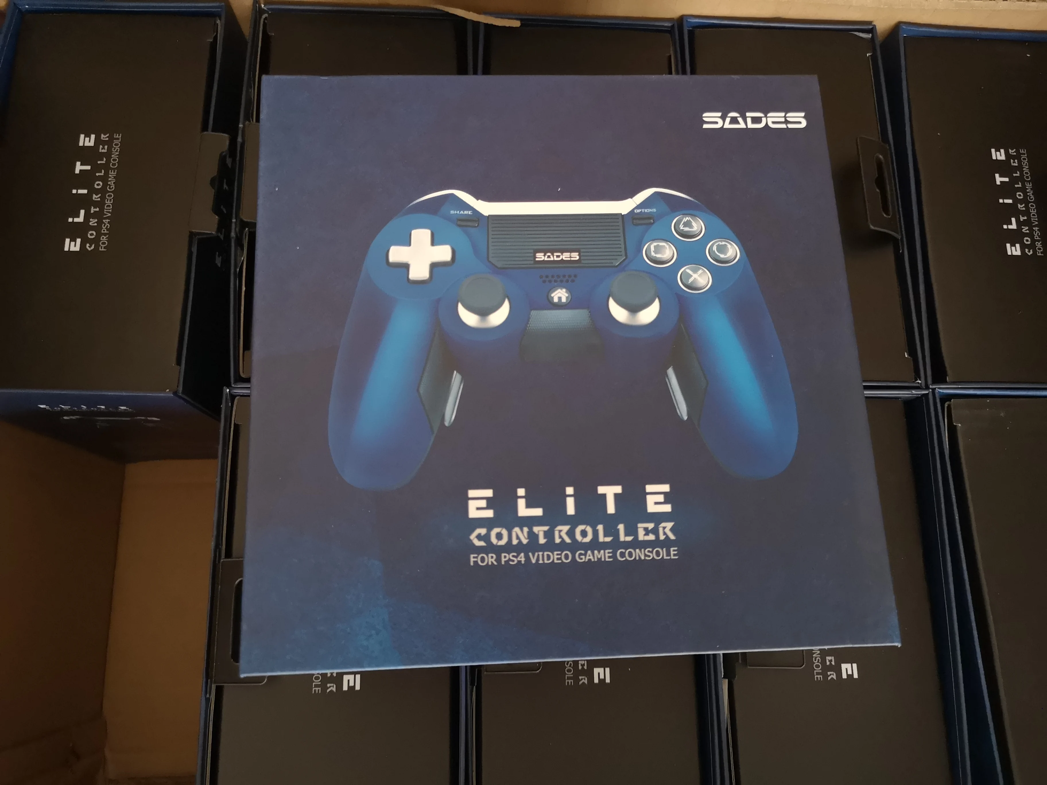  Тяжелая двойная вибрация Elite PS4 2 4G беспроводной пользовательский игровой контроллер Джойстик для консоли Play Station