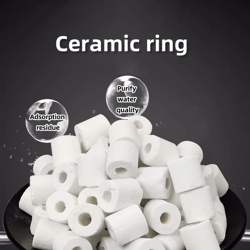 Aquarium hexagonal ceramic ring filter material breath filtration purification water aquarium supplies