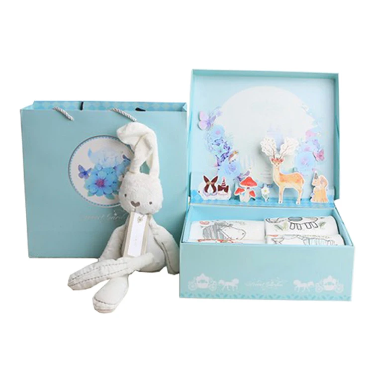 Рождественский Подарок Пользовательский логотип декоративная детская Роскошная упаковочная коробка для одежды