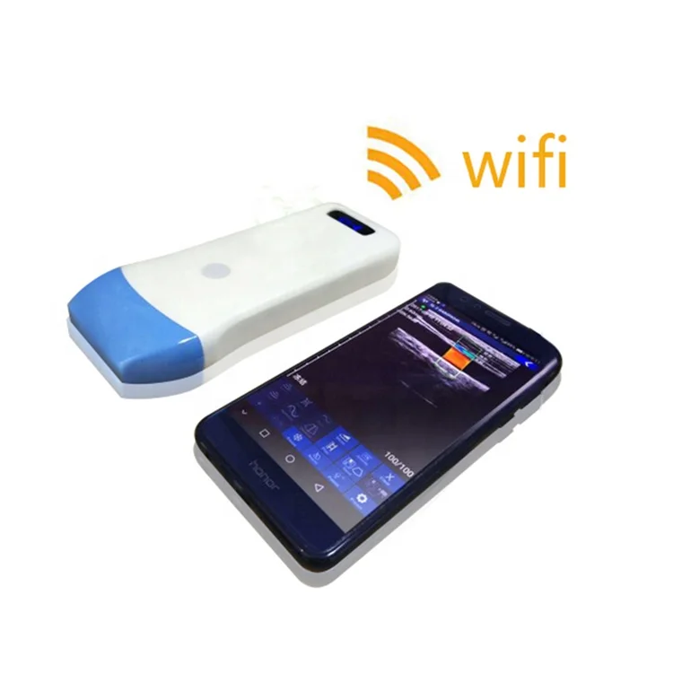 Portable Ultrasound Scanner Doppler Micro Convex USB Wifi Color Wireless Probe Ultrasound Probes