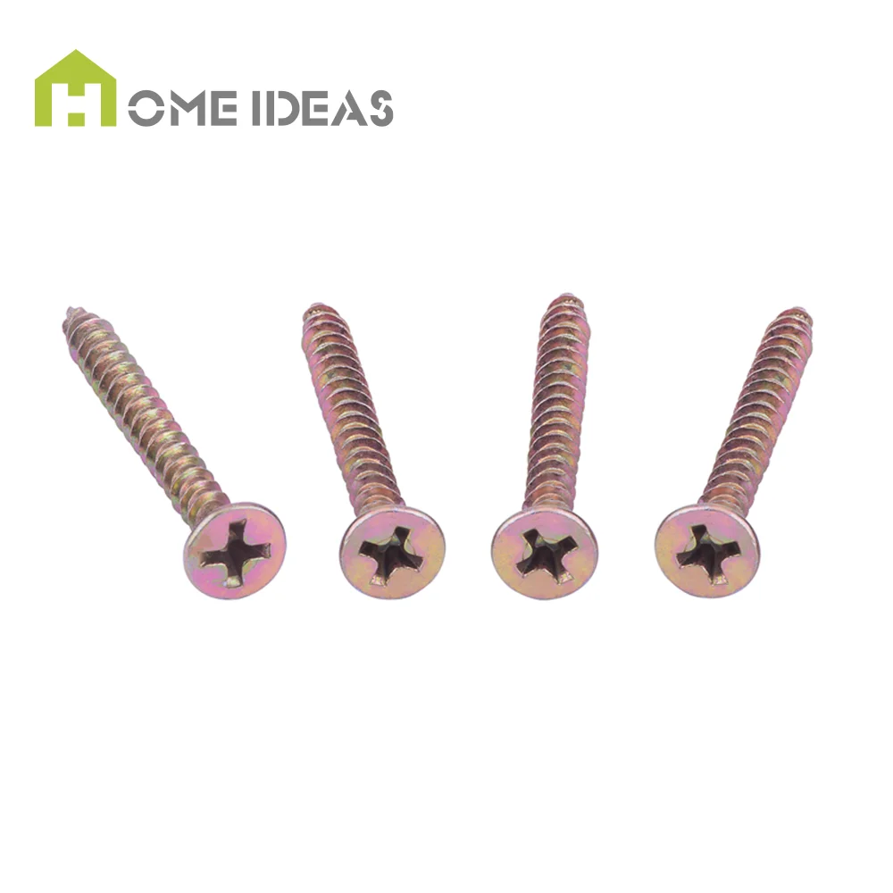 Top Selling Zinc Plated Flat Head 6mm Self Taping Screw Drywall 4 Inch Screws Stainless Steel