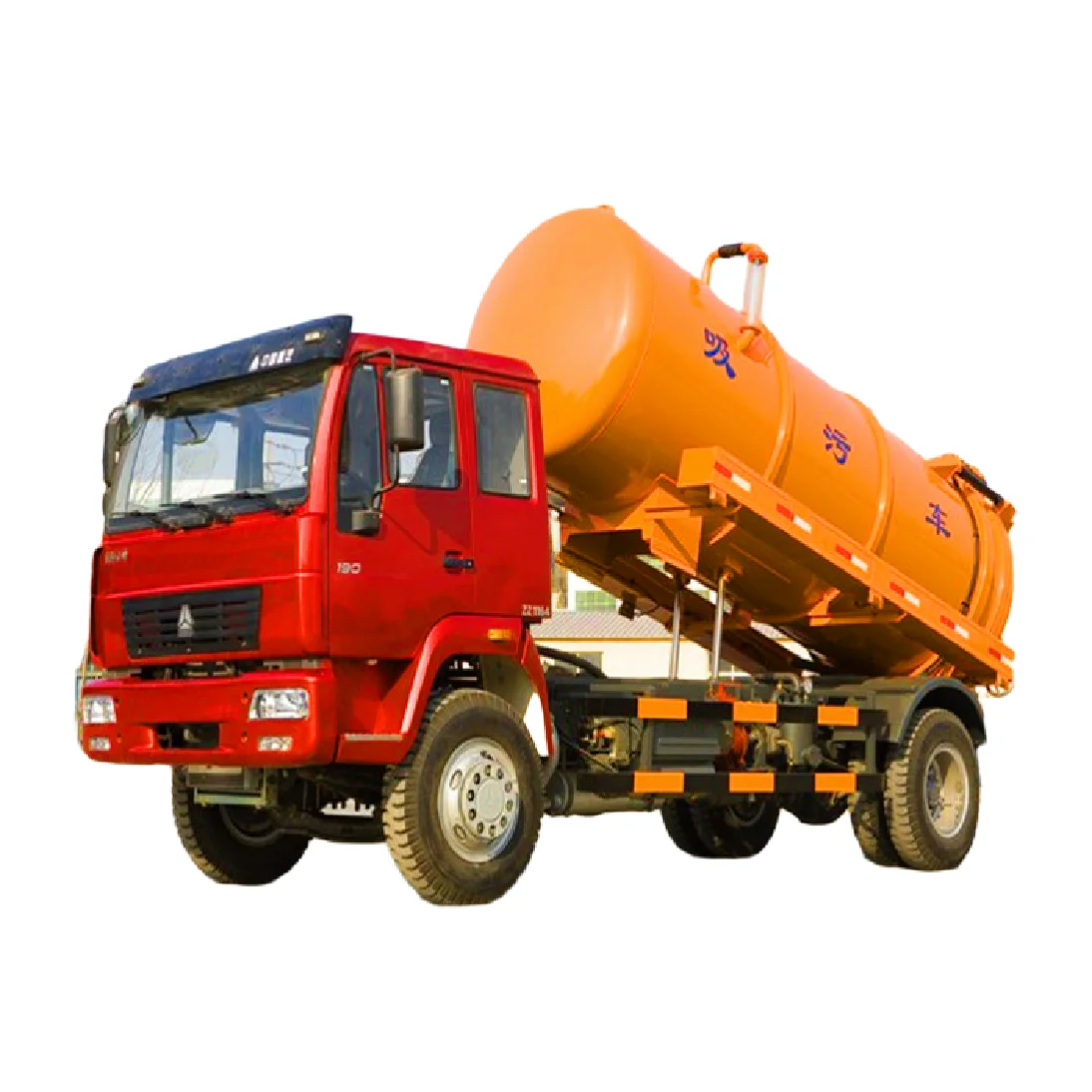 Sinotruk Howo 4*2 8000L 190hp 6-колесный резервуар для вакуумной очистки высокое давление промывка канализации транспортное средство грузовик всасывания