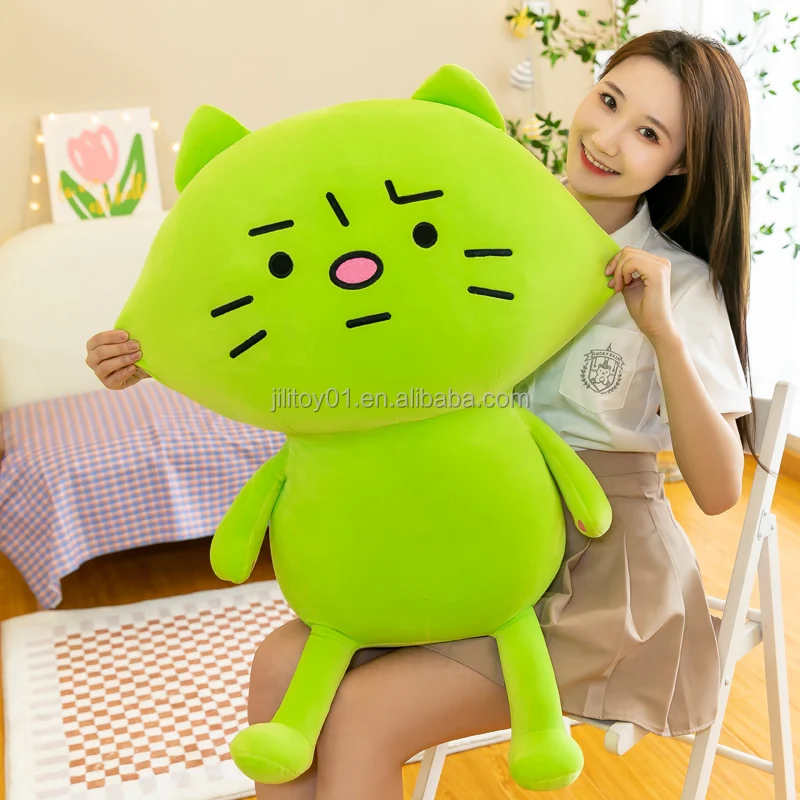 car pillow soft plush toys baby stuffed animal cat doll