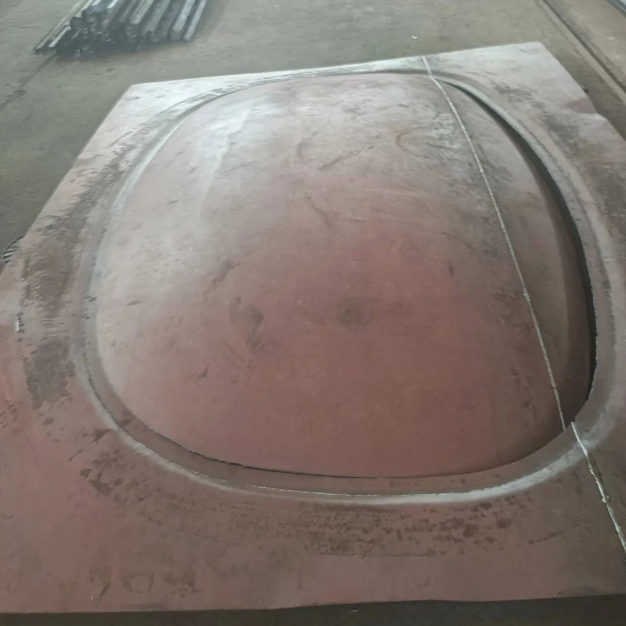 SHUIPO Hydraulic Semi-tank Head Forming Machine For Trailer Tank