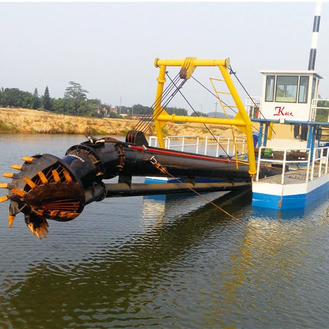 KEDA River Sand Vessel Cutter Suction Dredger Mud Dredger river sand dragging machine