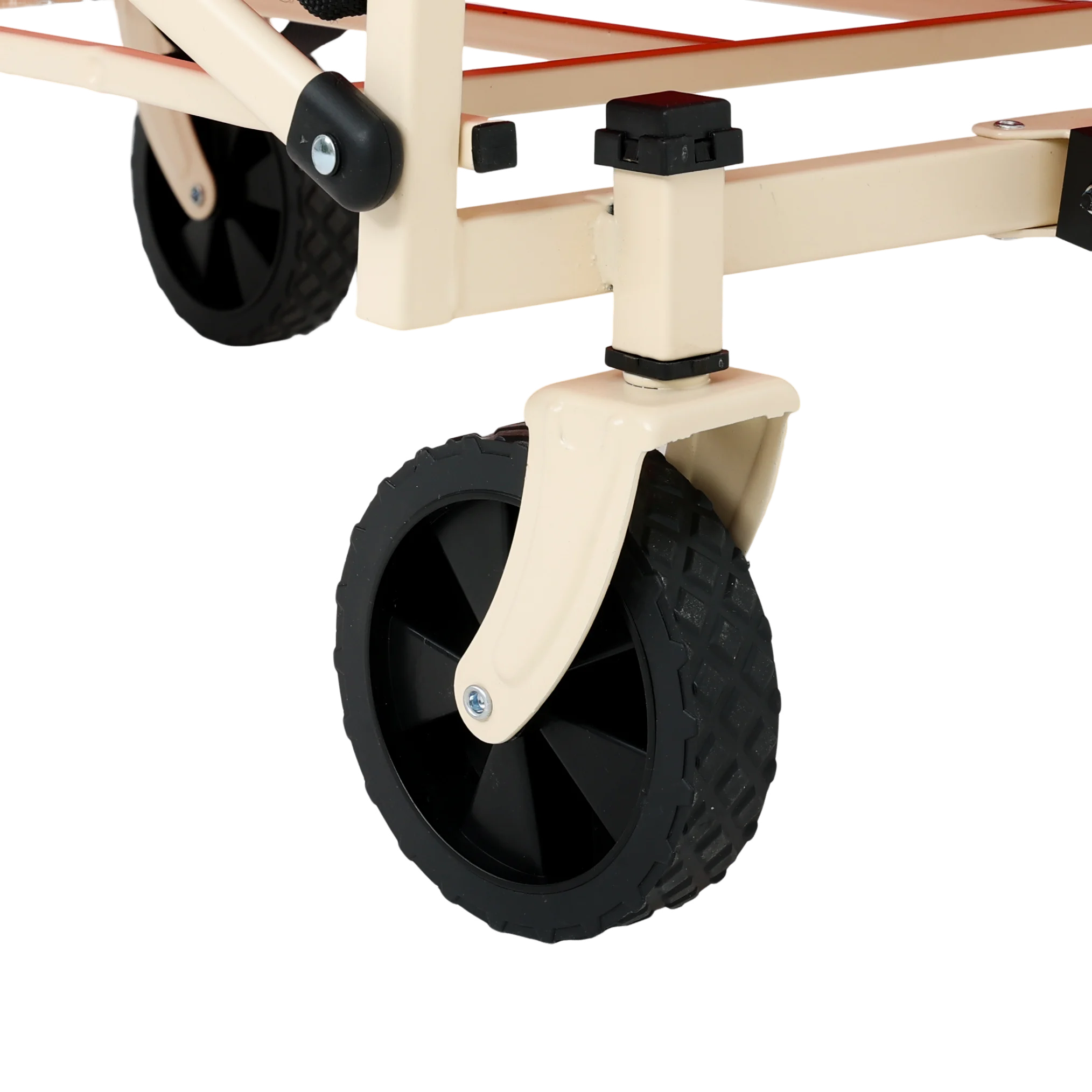 NPOT Cheap Low Price Foldable Small Size Camping Cart Folding Utility Wagon For Beach