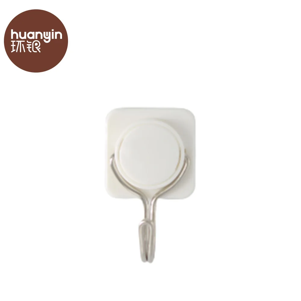 Plastic flat square baby clothes adhesive overdoor hook