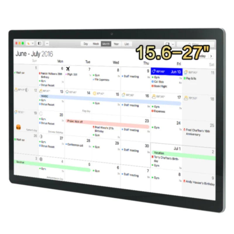 15 6 дюймов 1080P 60 Гц IPS ЖК-Портативный сенсорный экран монитор для ноутбука