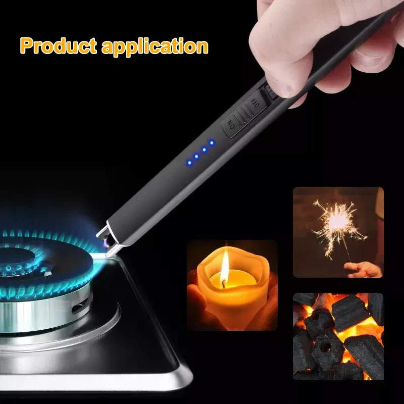 Wholesale good price Electric lighter Candle Lighter windproof BBQ Camping USB Rechargeable arc Lighter for outdoor home use