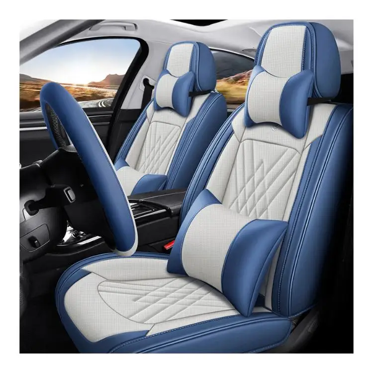 LuluAn manufacturer provides a large quantity of luxury seat covers with steering wheel covers and lumbar pillows  Golf GTI