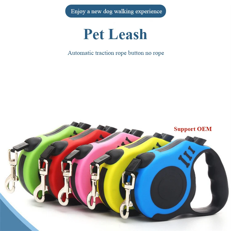 Wholesale Pet Supplies Dog Leashes Pet Product Automatic Retractable Leash for Dogs Leashes