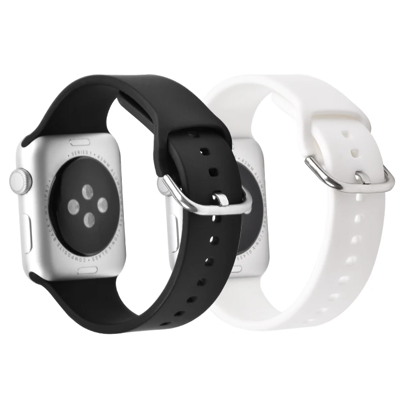 Силиконовый ремешок для часов 38/40 42/44 мм Apple Watch Series 4 5 T500 W26
