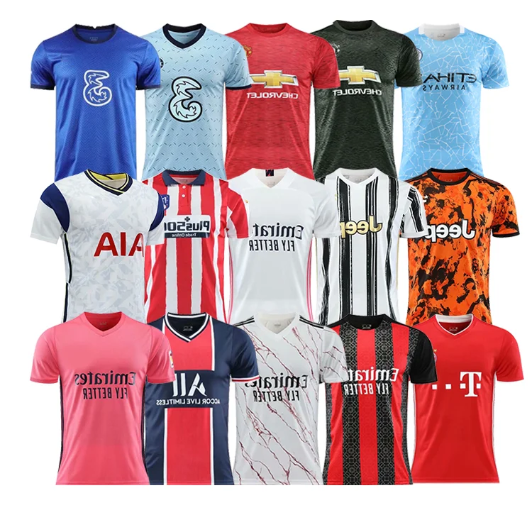 
2021 Custom Sublimation Cheap Soccer Jersey Camisetas De Futbol Football Jersey Soccer Wear 