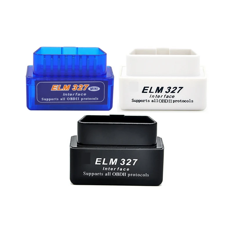 Best Quality Super Mini ELM327 OBD OBD2 V2.1 OBDII Car Code Scanner ELM 327 v1.5 interface supports all obdii protocols