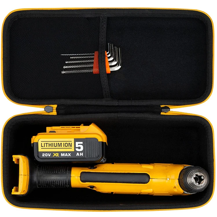 Hard Travel Case for DEWALT 20V MAX Right Angle Cordless Drill Driver DCD740C1 DCD740B