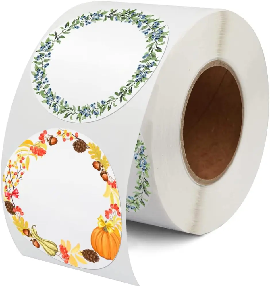 Jar Gift Tags Stickers Self-Adhesive Handmade Jar Labels for Storage Bins Essential Spice Bottle Containers Craft Stickers