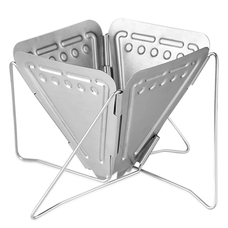 Binoo Camping Coffee Dripper Stand Rack Folding Portable Outdoor Stainless Steel Pour Over Coffee Filter Holder