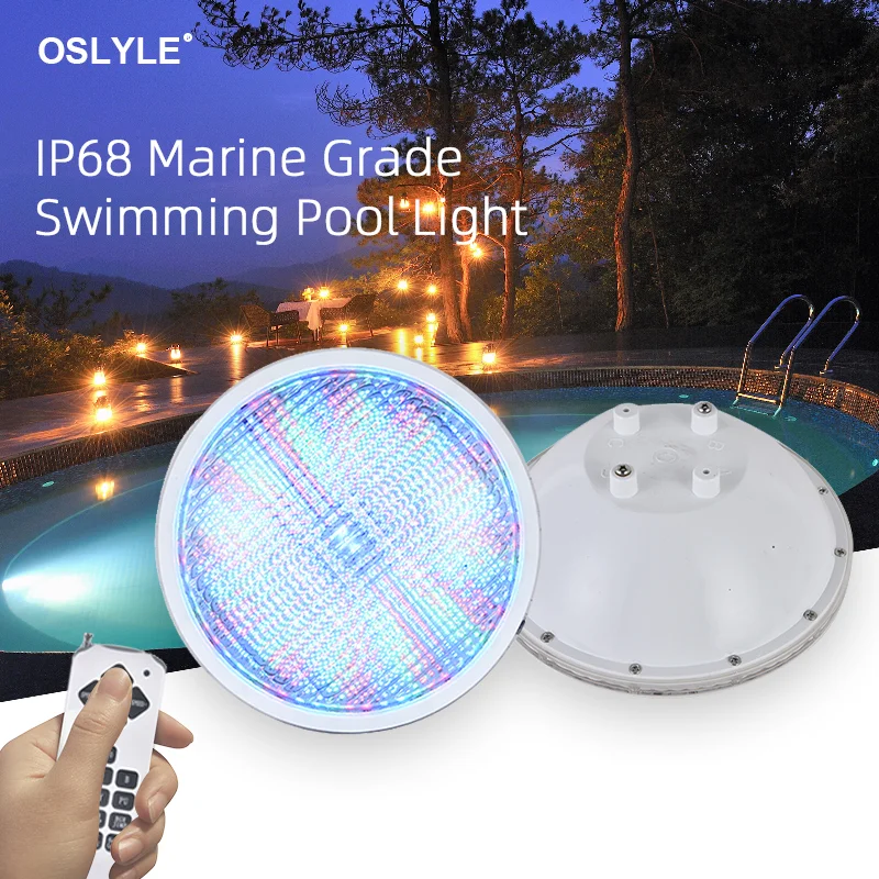 OSH CE ROHS FCC RGB embedded swimming pool lights high brightness waterproof led underwater lighting IP68 par 56