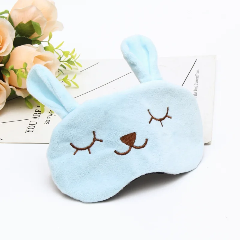 Ready to Ship Comfortable Private Label eyelash eye mask luxury fashion sleep eye mask cheap eye mask rabbit design with ear