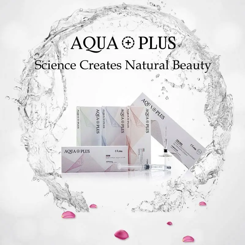 
AQUA PLUS Wholesale Face Shaping Hyaluronate Acid Injectable Dermal Filler 1ml 