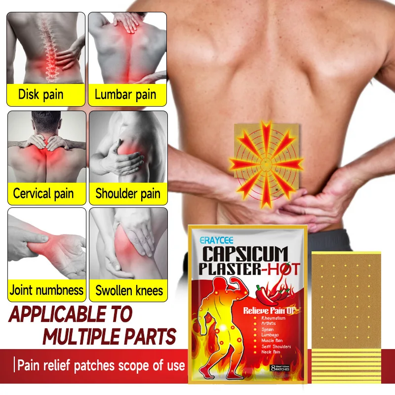 Hot Sale Pain Patch Chinese Plaster Tiger Balm Plaster 7x10 CM Breathable Knee Joint Pain Relief Body Massage Heath Care