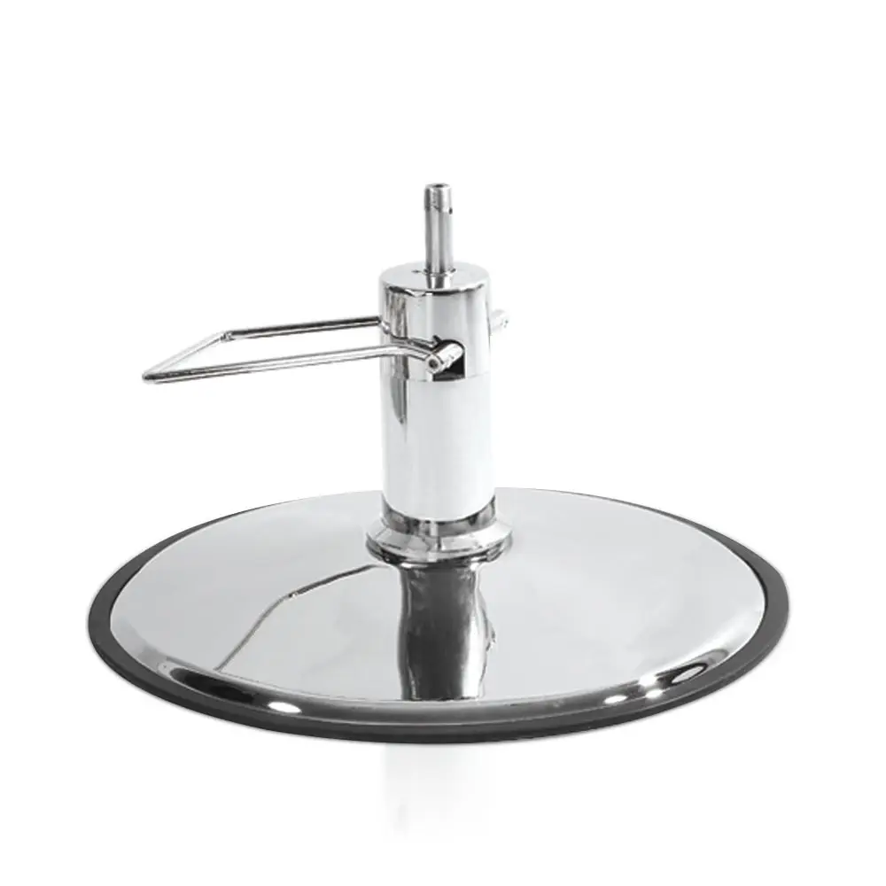Heavy duty hydraulic pump round metal salon barber chair base