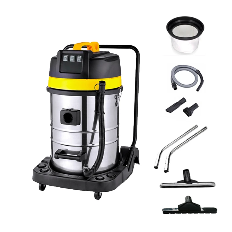 Circulating air cooling Dust Collector industrial 70L 2000W Carpet Washer Home Cyclonic ash vacuum cleaner with blowing function
