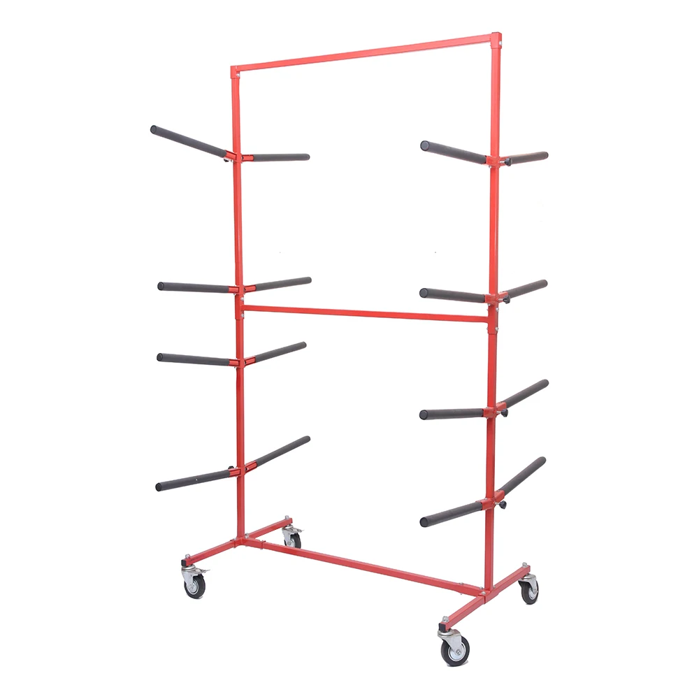 Double Sided Automotive Body Stand Mobile Bumper Storage Rack for Automotive Body Stand