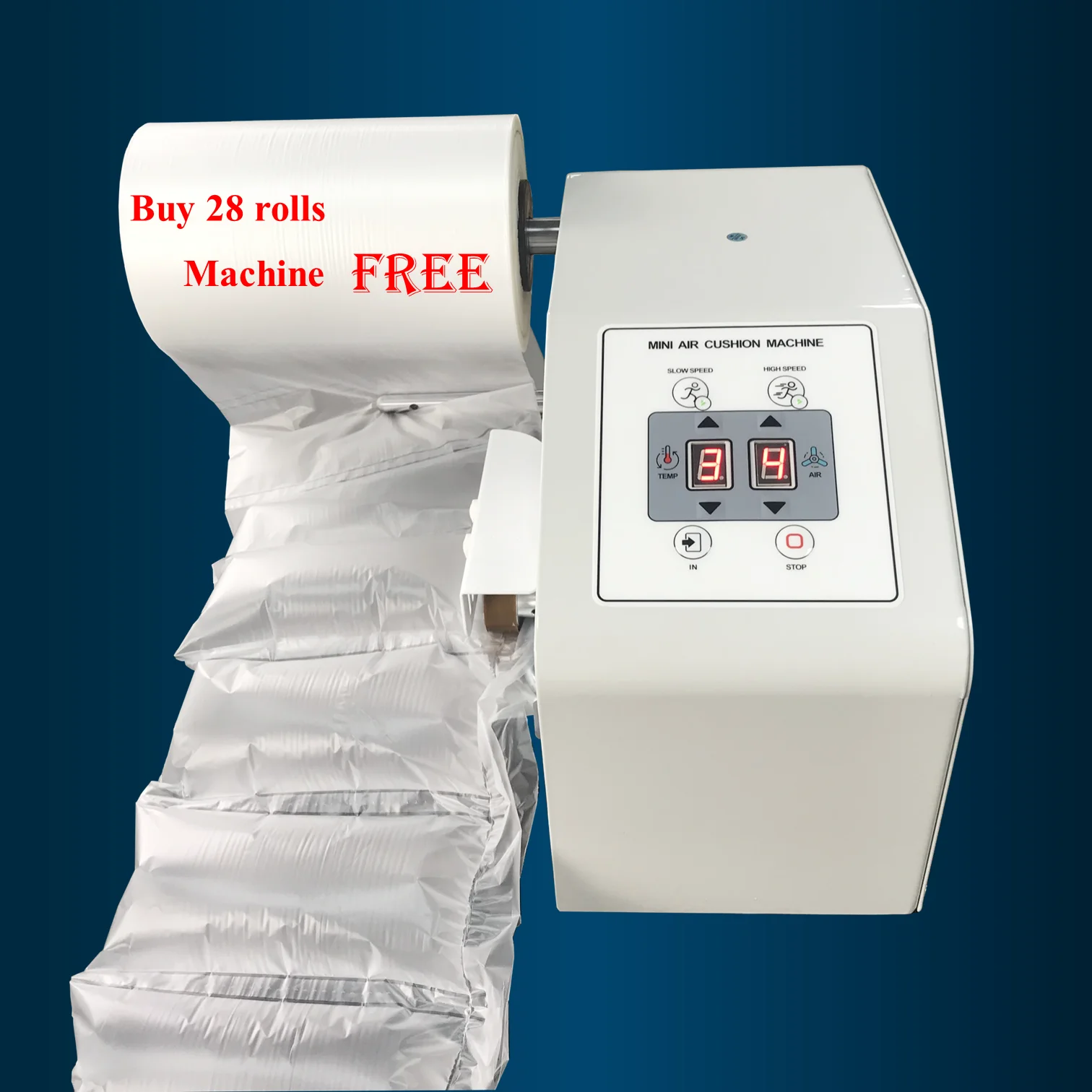 Top Rated Hot Sale air bubble Pillow wrap roll Filling Machine | Air Cushion Machine Mini