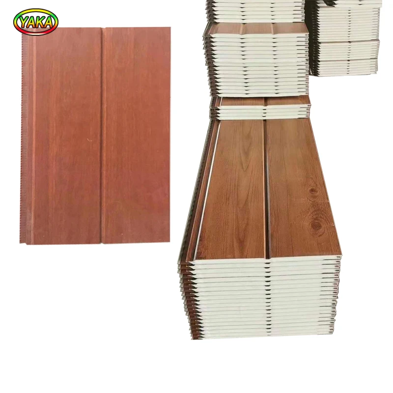 Fireproof rigid polyurethane PU foam Brick Sandwich Panel