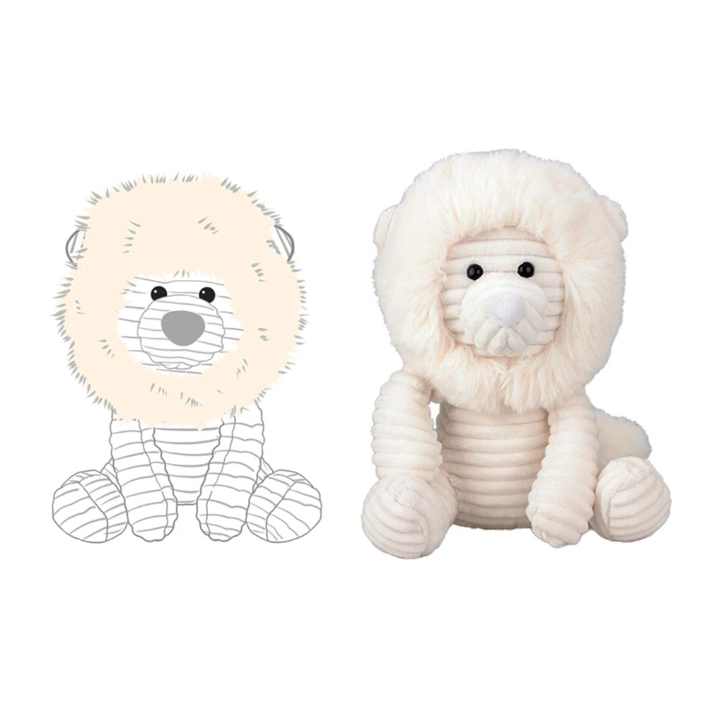 Custom Plush Toy Factory Supplier DIY Design Animal Plush Doll High-end Gift Pendant Production Corporate Image Simulation Toys