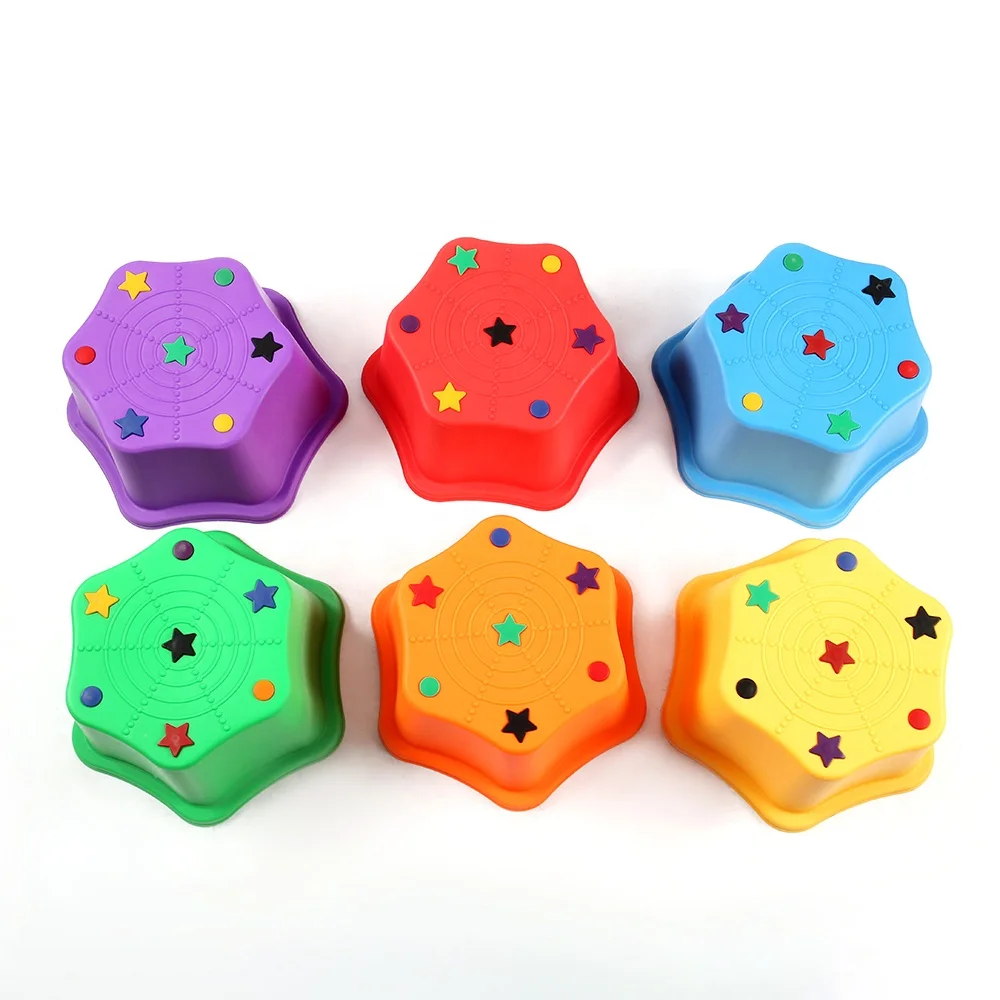 Детские сенсорные тренировочные игрушки, шаговый камень