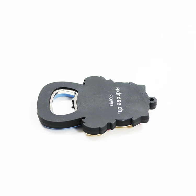 Рекламная металлическая открывалка для бутылок с магнитом