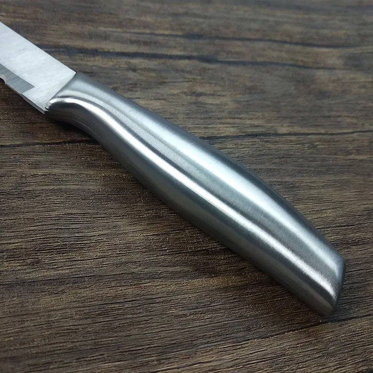 2024 Новый 8-дюймовый модернистский Острый как бритва нож для хлеба из нержавеющей стали зубчатый торта с полой ручкой