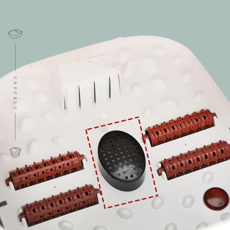 Portable Relax Foldable Soaking Bucket Basin Collapsible Pedicure Foot Massager Foot Spa Bath