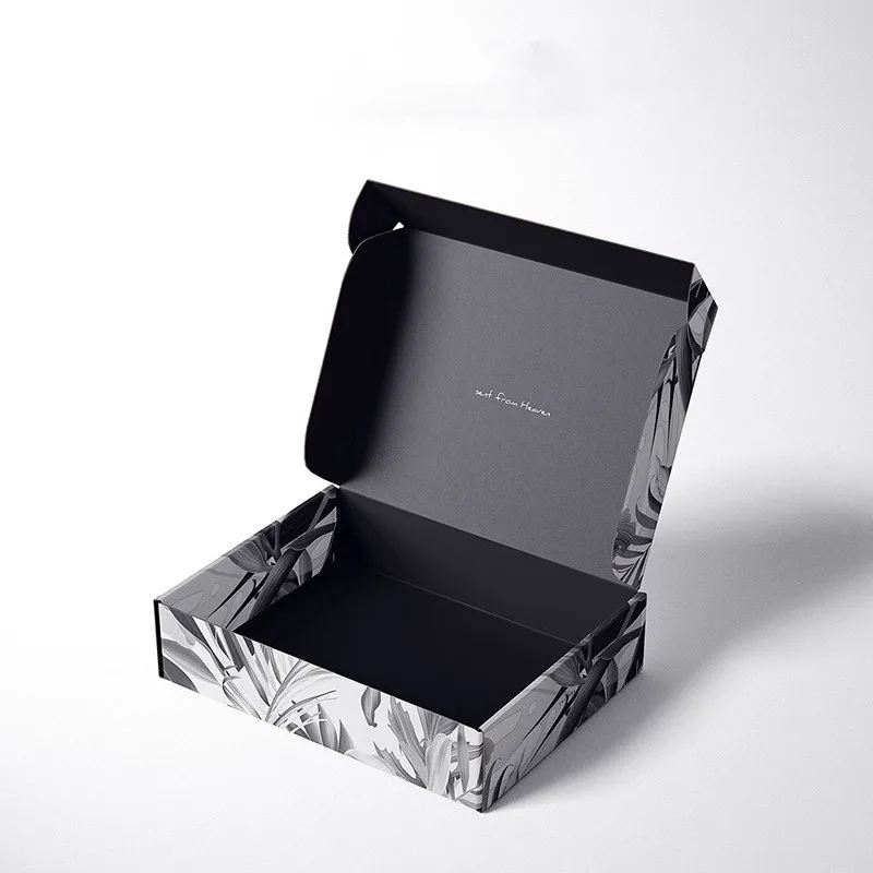 Wholesale portable home packaging boxes double-sided printed aircraft corrugated box shipping boxes