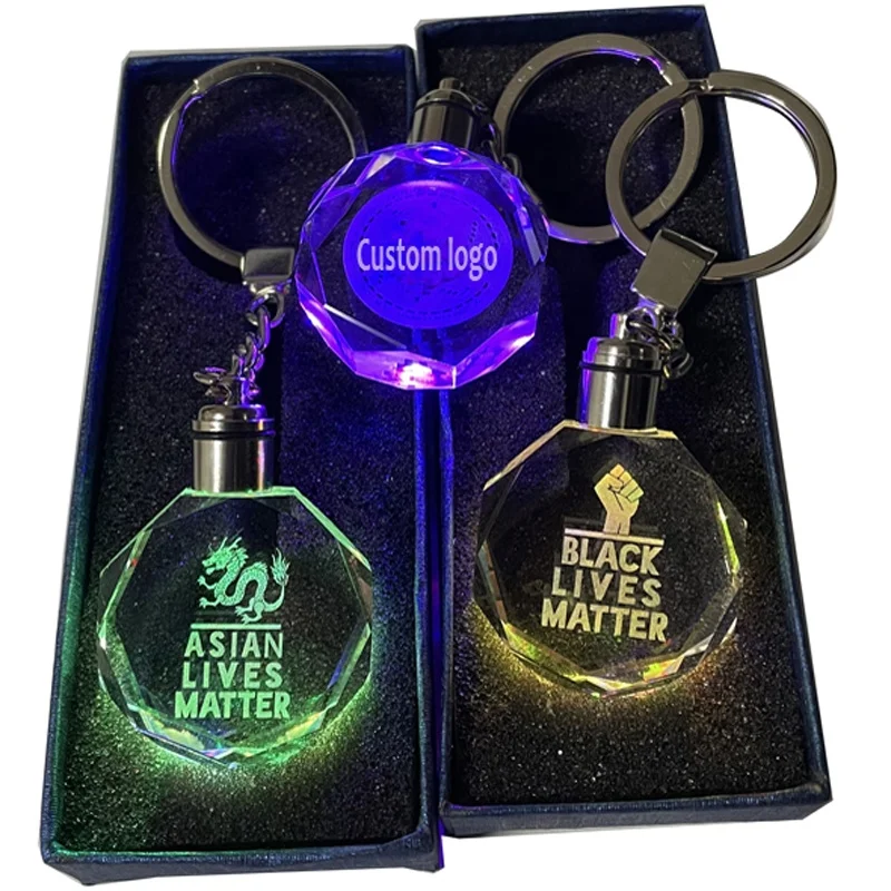 Новый изготовленный на заказ китайский дракон стоп азиатский Hate фонарик брелок для азиатских живых объектов llaveroscon luz