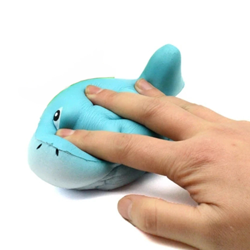 
High quality PU foam slow rising stress relief toy squishies animals squishy shark 