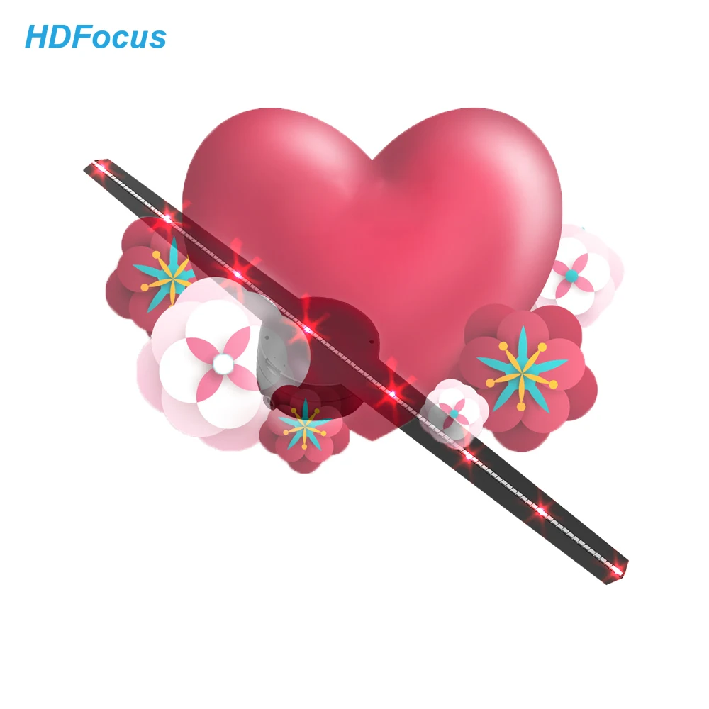 Led Screen Wall 42Cm Hologram Fan 3D Holographic Display Fan Holographic Projector 3D Hologram Equipment
