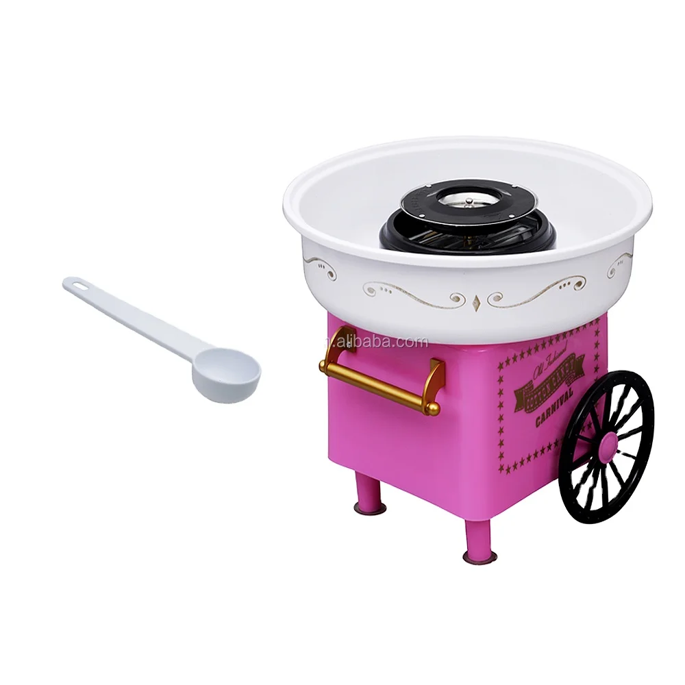 sugar Cotton Candy Maker Hot Sale Carnival Style machine for home use Christmas Gift cotton candy machine