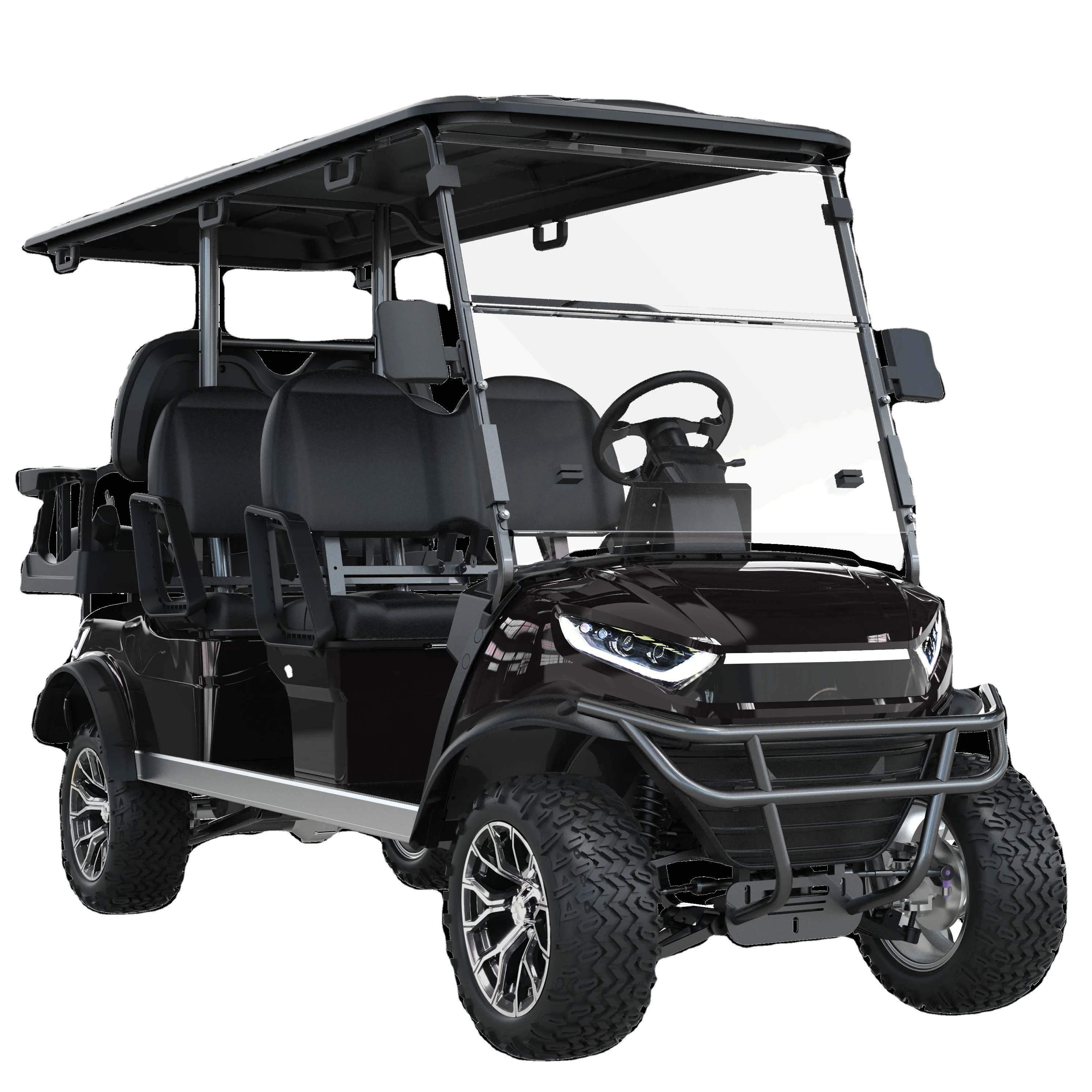 Chinese Cheap Cengo NL-JZ4+2.G 4+2 Passengers Lifted Golf Carts electric Golf Cart for Golf Club and Hotel