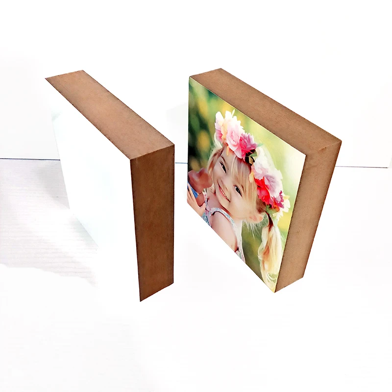 30mm thick sublimation photo block custom picture panel blank photo frame