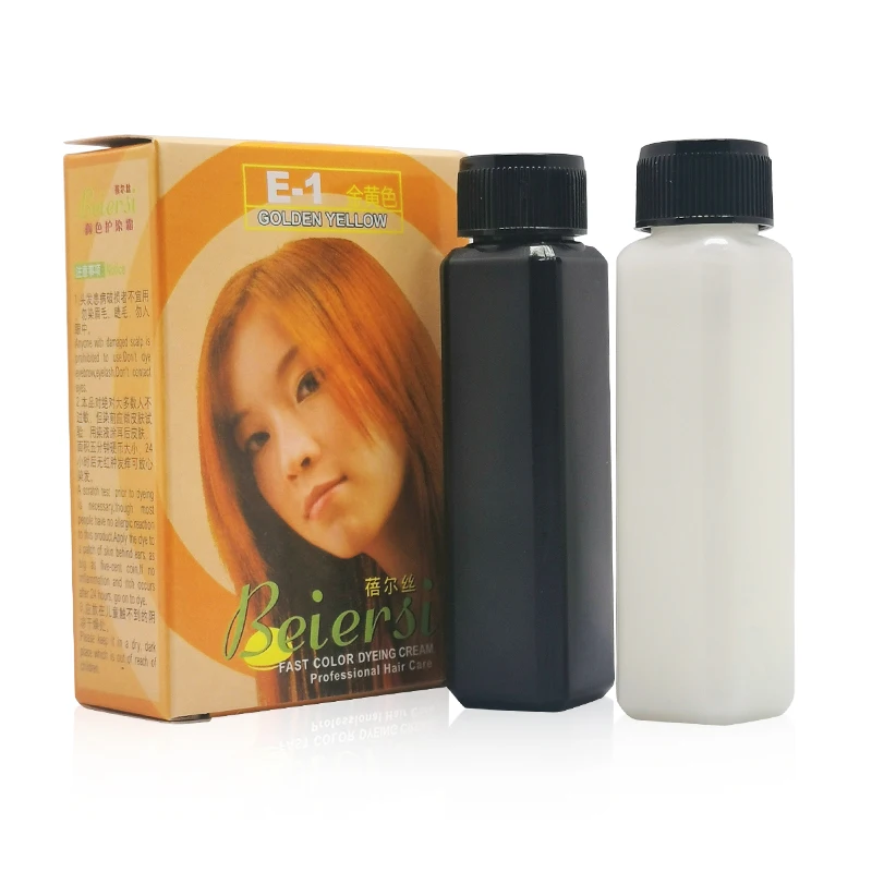 Korea custom permanent ppd free hair dye color professional for salon