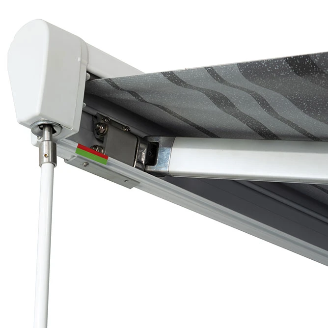 Caravan Motorhome RV Accessories Retractable Cassette Awning, UV Resistance, Anti-Bacteria RV Awning 3.5Mx2.5M