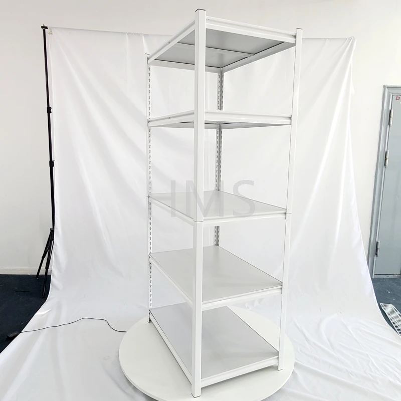 Garage Shelving Angle Steel Boltless Storage MDF and Z Beam Metal Rack