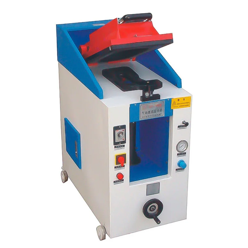 Tenghong TH-586-19 for shoes making Machinery Manual Single Station Single Head Shoes Sole Pressing Attaching Machine