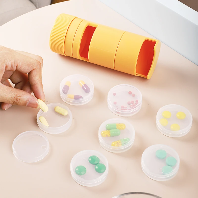 Rectangular plastic white handle storage plastic  box for medicine Large Capacity storage medicine box