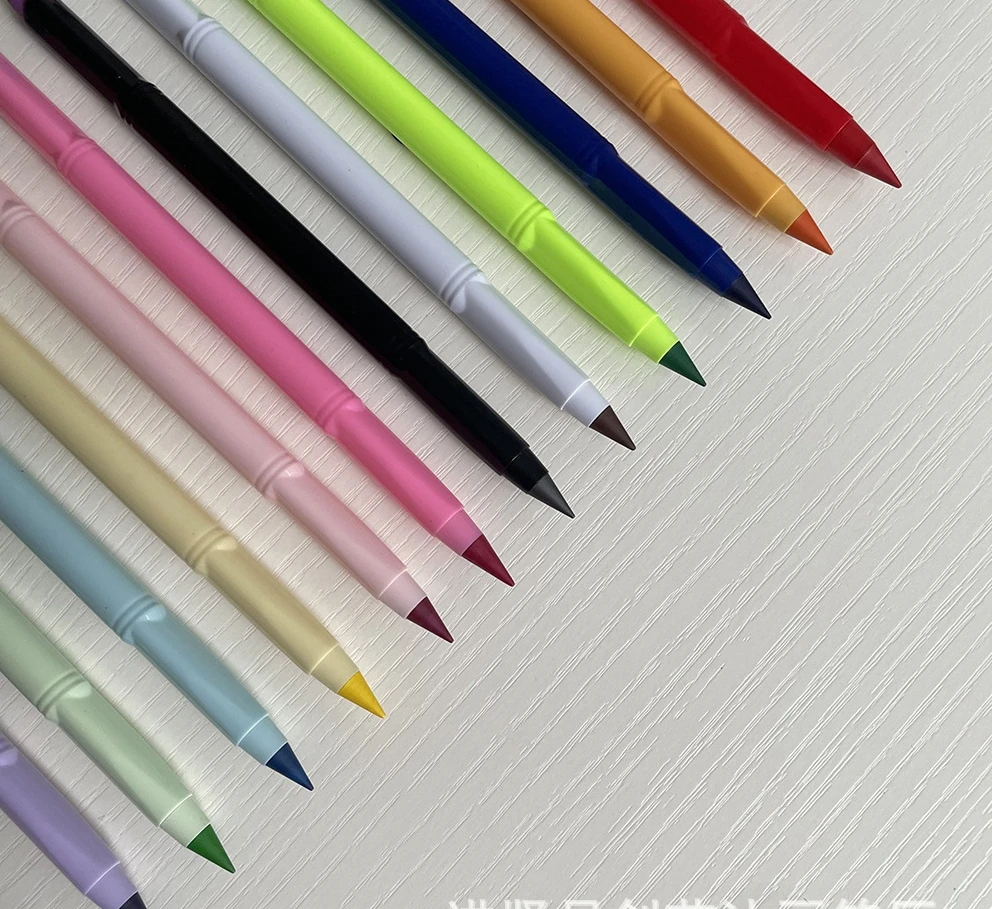 Hot Office School Supplies Cute Multicolor Gradient Colored Pencils Erasable Pencils for Students